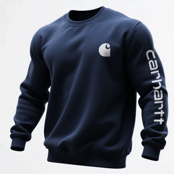 Loose casual crew neck sweatshirt