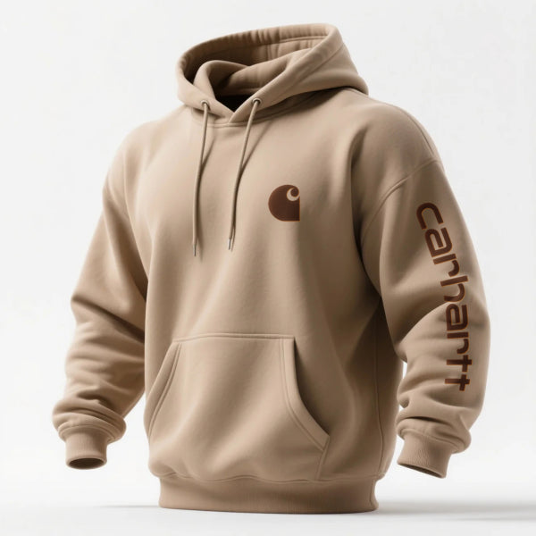 Loose casual hooded sweatshirt