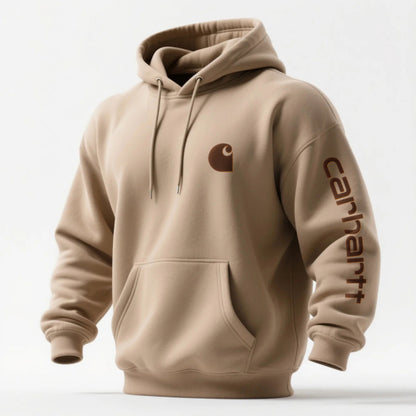 Loose casual hooded sweatshirt
