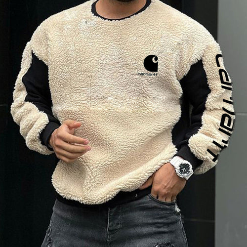 Street brand printed oversized sweatshirt