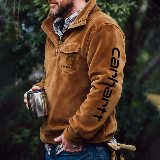 Casual brand pocket sweatshirt