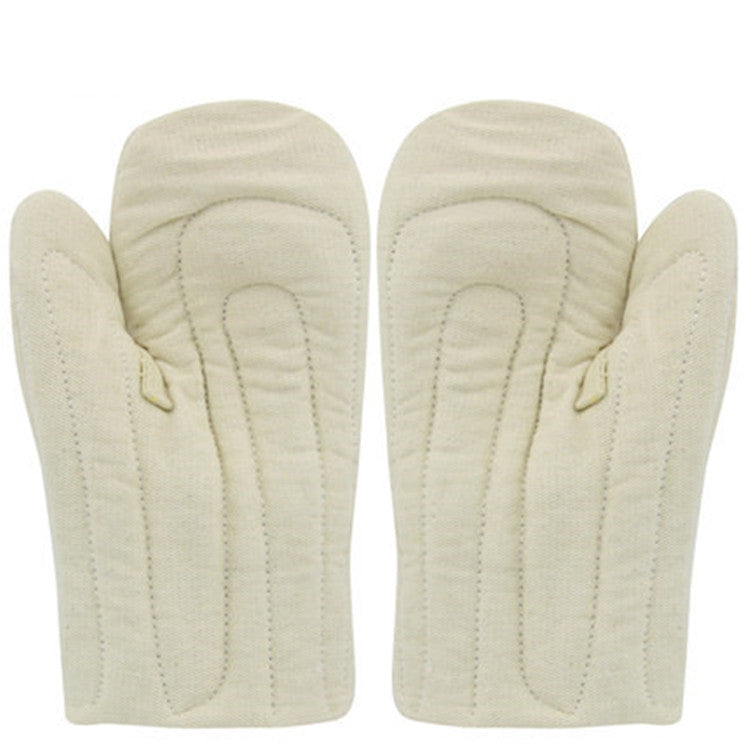 Thickened Heat-Resistant Cotton Oven Mitts – Anti-Scald Kitchen Gloves