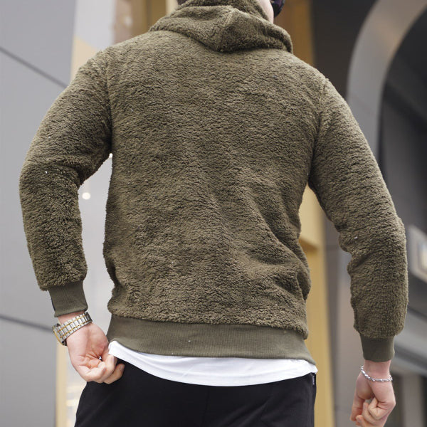 Street Lettering Embroidered Hoodie