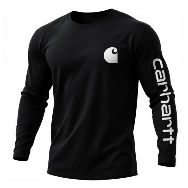 Casual round neck long-sleeved T-shirt pure cotton comfortable bottoming shirt
