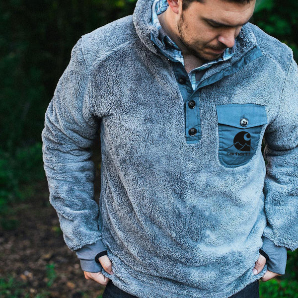 Outdoor brand printed sweatshirt