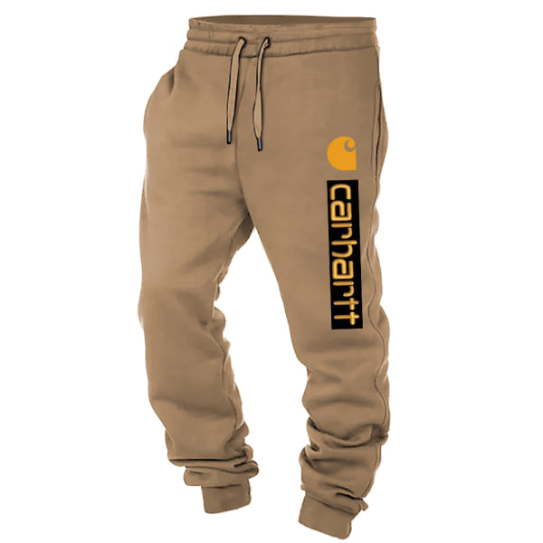 Men's Vintage Graphics Print Elastic Waist Drawstring Jogger Sweatpants