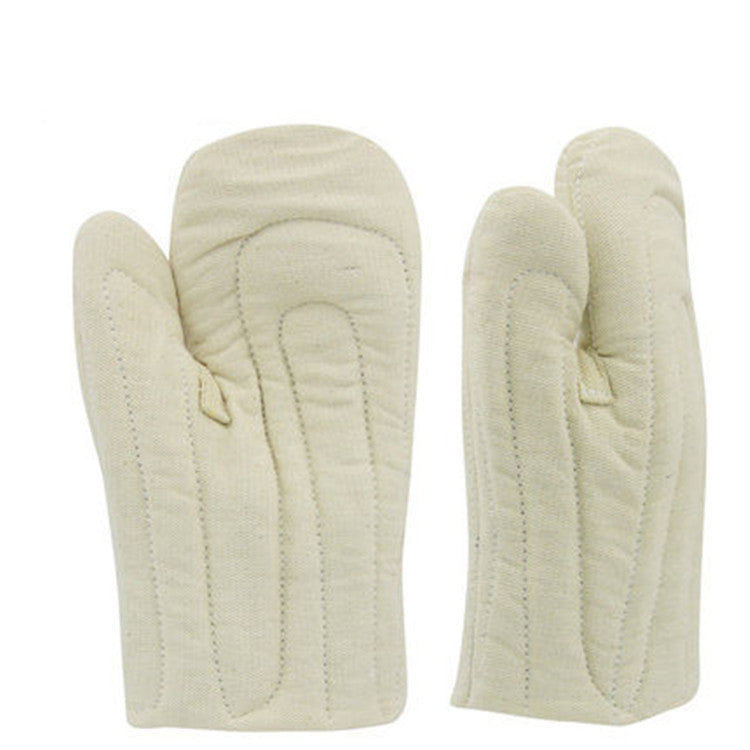 Thickened Heat-Resistant Cotton Oven Mitts – Anti-Scald Kitchen Gloves
