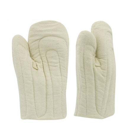 Thickened Heat-Resistant Cotton Oven Mitts – Anti-Scald Kitchen Gloves