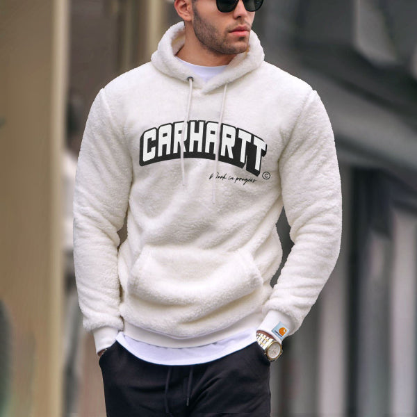 Street Fashion Lettering Embroidered Hoodie