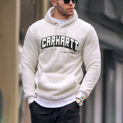 Street Fashion Lettering Embroidered Hoodie