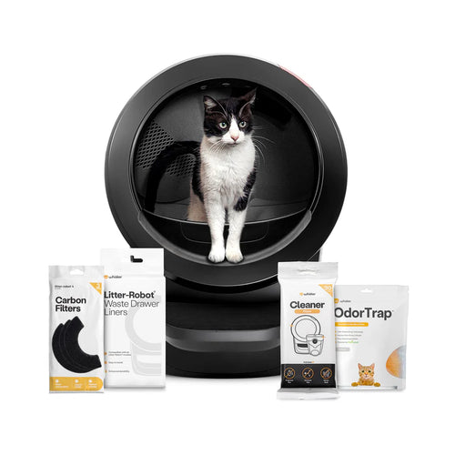 Automatic self-cleaning cat litter box