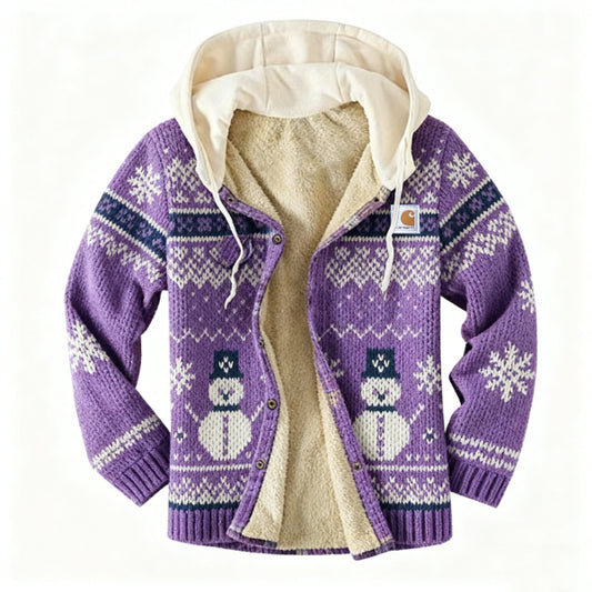 Men's outdoor casual autumn and winter logo classic plaid hooded jacket