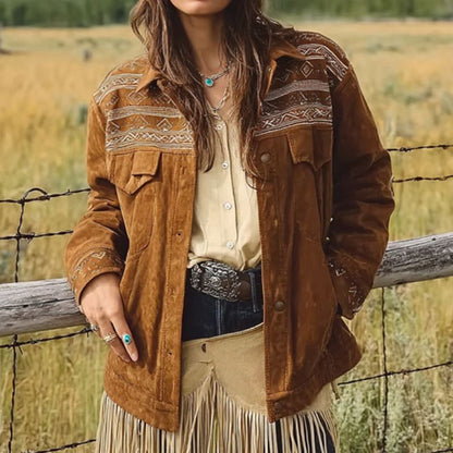 Brown Vintage Denim Jacket