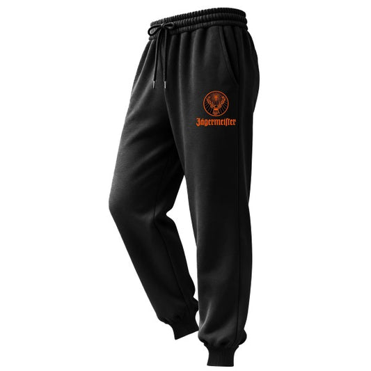 Men's Vintage Deer Letter Print Elastic Drawstring Jogging Pants Sweatpants
