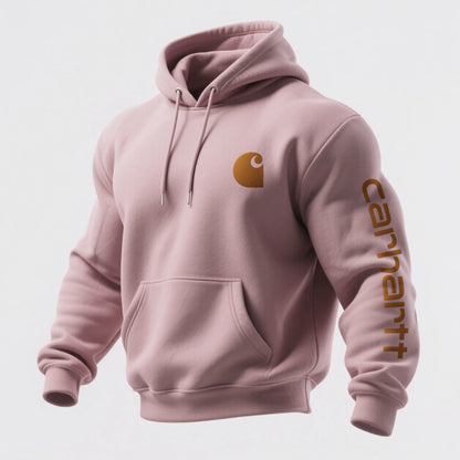 Loose casual hooded sweatshirt