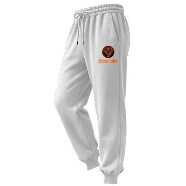 Men's Vintage Deer Letter Print Elastic Drawstring Jogging Pants Sweatpants