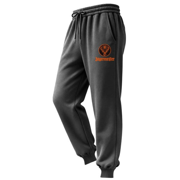 Men's Vintage Deer Letter Print Elastic Drawstring Jogging Pants Sweatpants