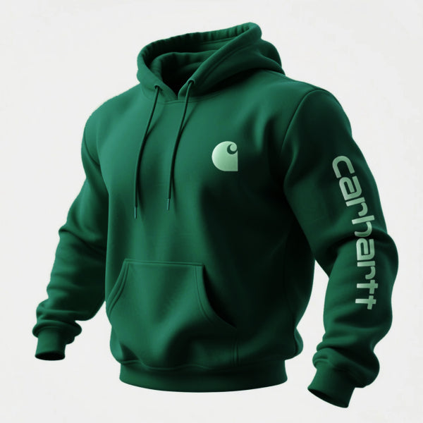 Loose casual hooded sweatshirt