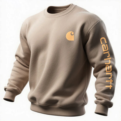 Loose casual crew neck sweatshirt