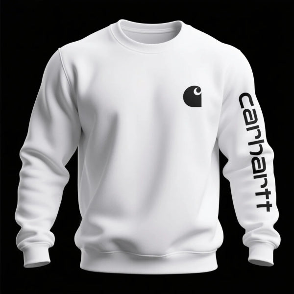 Loose casual crew neck sweatshirt