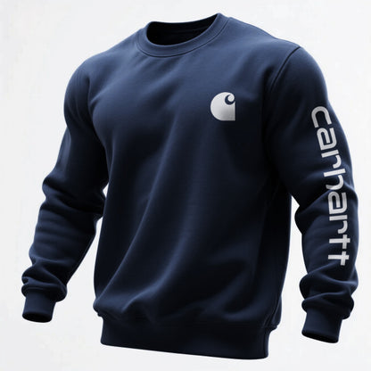 Loose casual crew neck sweatshirt