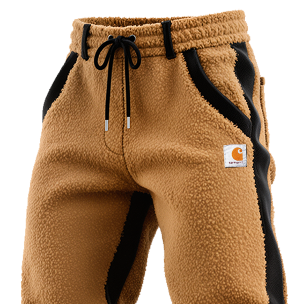Men's Vintage Winter Fleece Jogger Pants