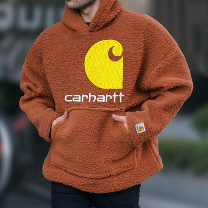 Street Lettering Embroidered Oversized Hoodie