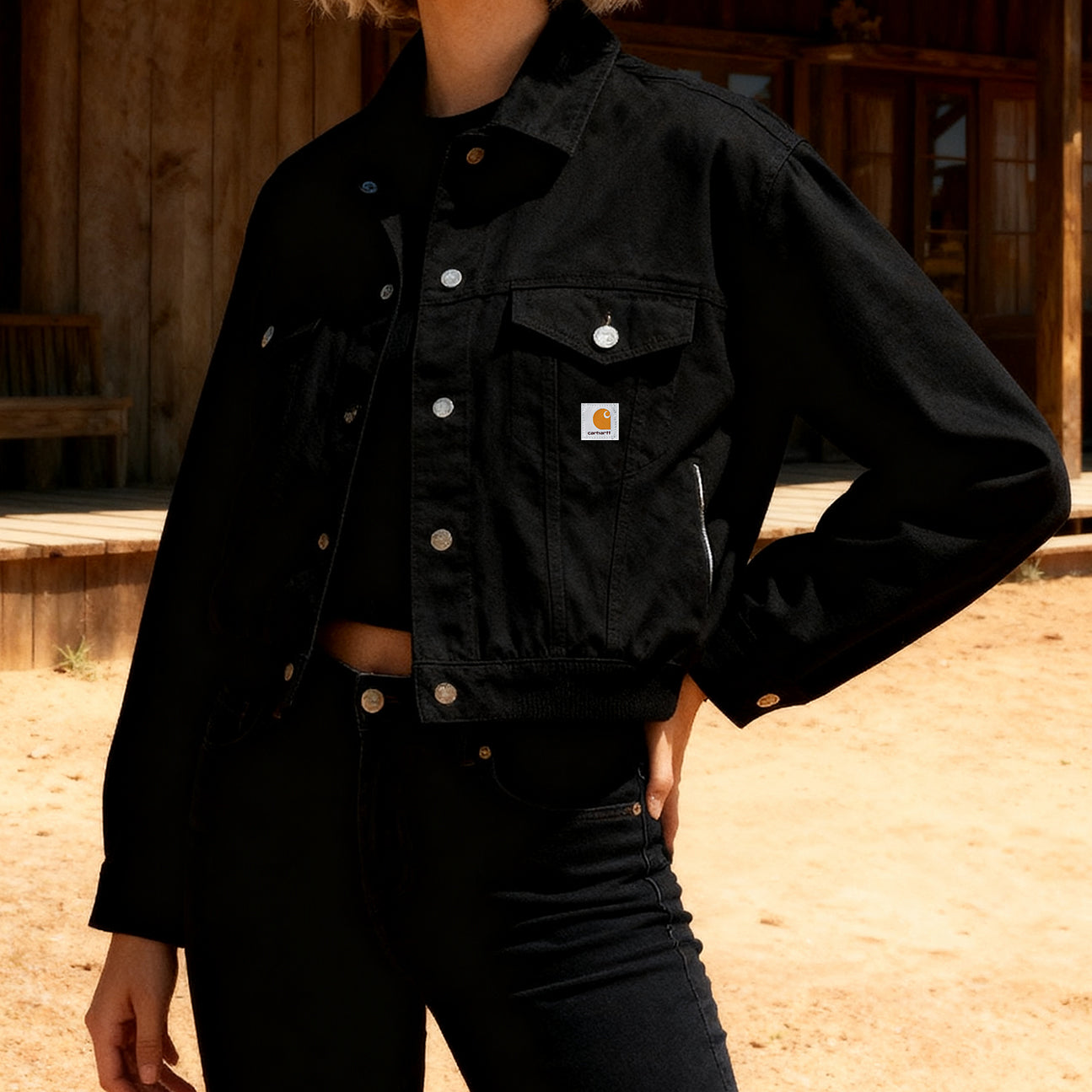 Western - Style 'SORRY T'm not listening' Embroidered Jacket